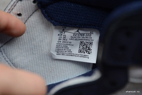 DC1788-100 AIR Jordan Navy 1 (2020) Retro High Midnight DC1788-100 0320